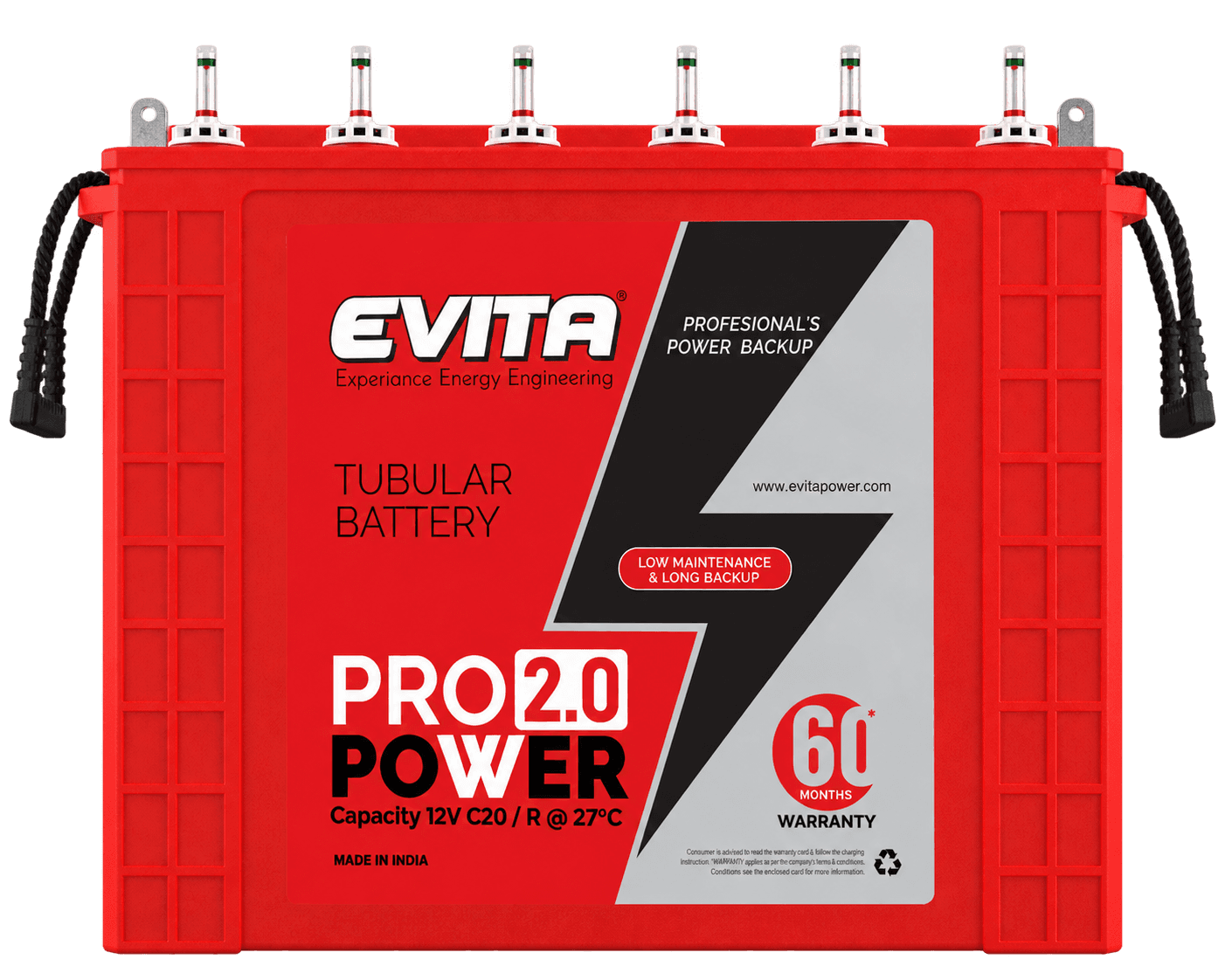 EVITA PRO 2.0 POWER tubular battery
