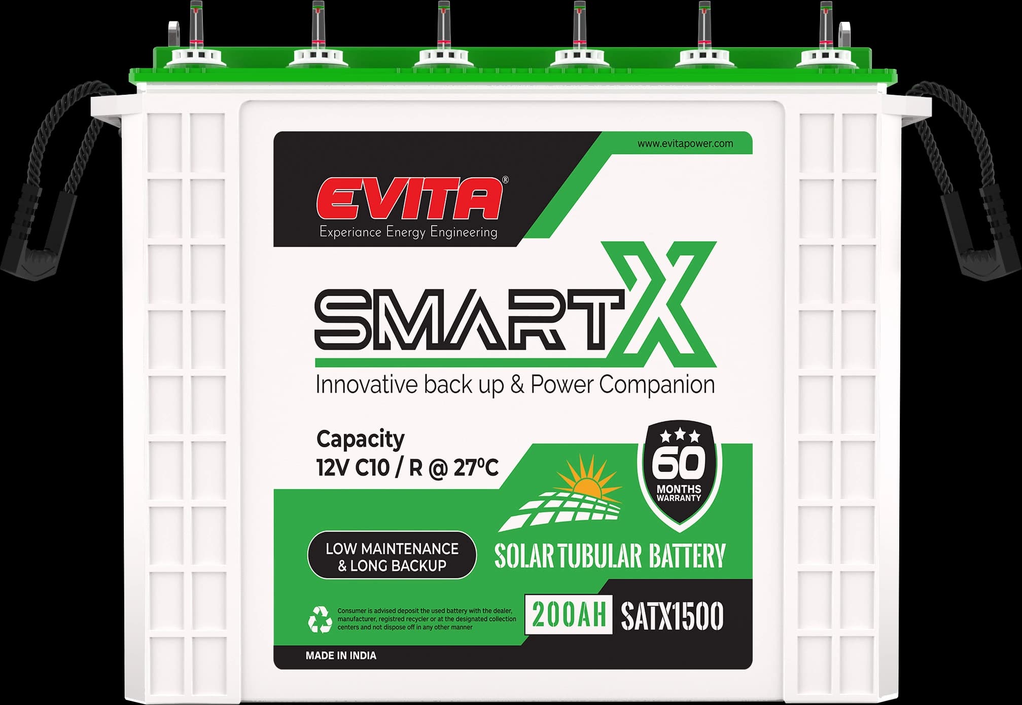 EVITA SmartX solar tubular battery